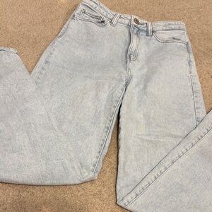 SO Women's Light Blue Straight Leg Jeans